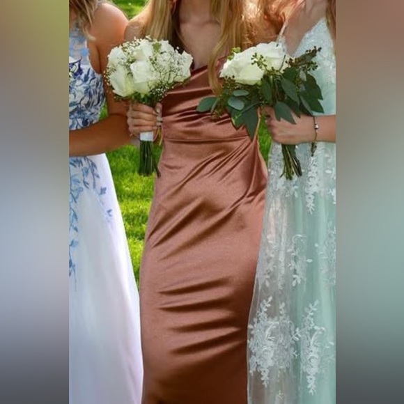 Windsor Rose-Gold Formal Dress - Picture 1 of 3